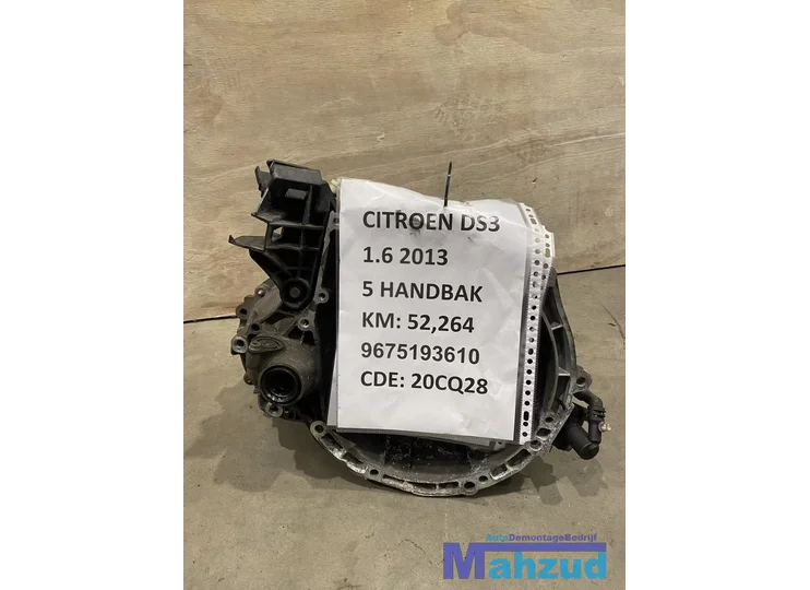 CITROEN DS3 1.6 Versnellingsbak 20CQ28 