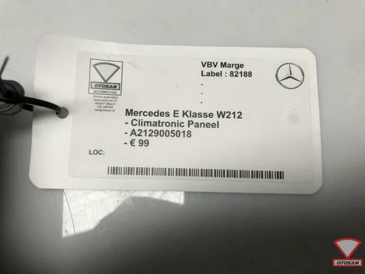 mercedes-e-klasse-w212-climatronic-paneel-a2129005018 — foto 2