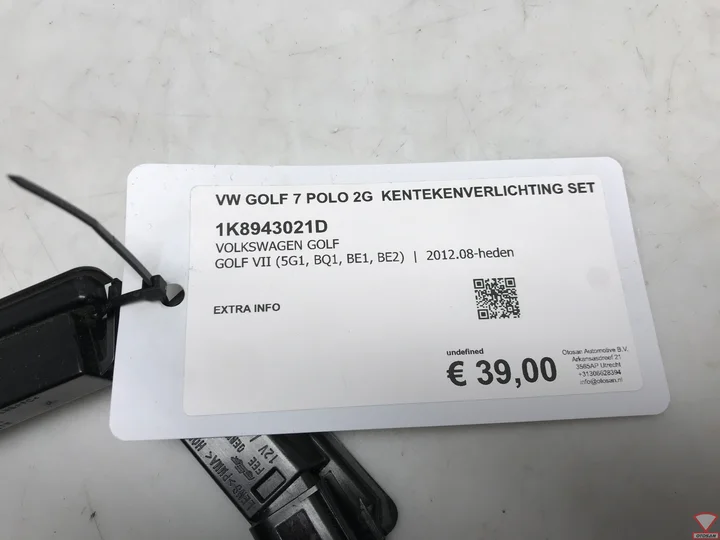 vw-golf-7-polo-2g-kentekenverlichting-set-led-1k8943021d — foto 2