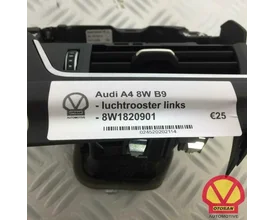 audi-a4-8w-luchtrooster-links-dashboard-8w1820901 — foto 2