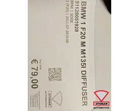 bmw-1-serie-f20-m-m135i-diffuser-achterbumper-51128051928 — foto 4