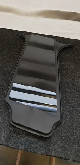 bstijl-afdekkap-eqe-mercedes-v295-2956900800-trim-molding-hoogglans-zwart-2022-heden — foto 2