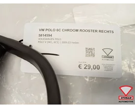 vw-polo-6c-chroom-bumper-rooster-rechts-nieuw-6c0854662c — foto 2