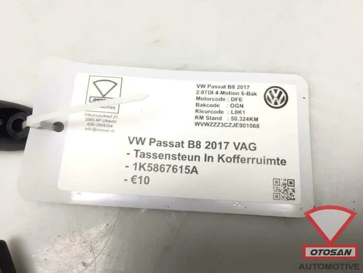 vw-passat-b8-2017-vag-tassensteun-kofferbak-1k5867615a — foto 2