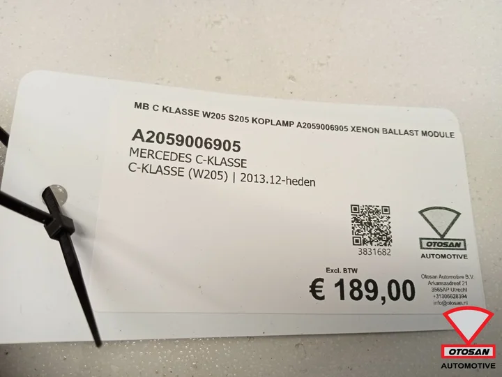 mb-c-klasse-w205-s205-koplamp-a2059006905-xenon-ballast-module — foto 3