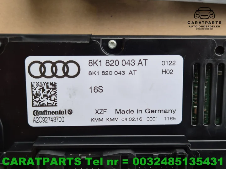 8k1820043at-audi-a5-bedieningspaneel-kachel-a4-q5-s4-s5-rs4 — foto 9