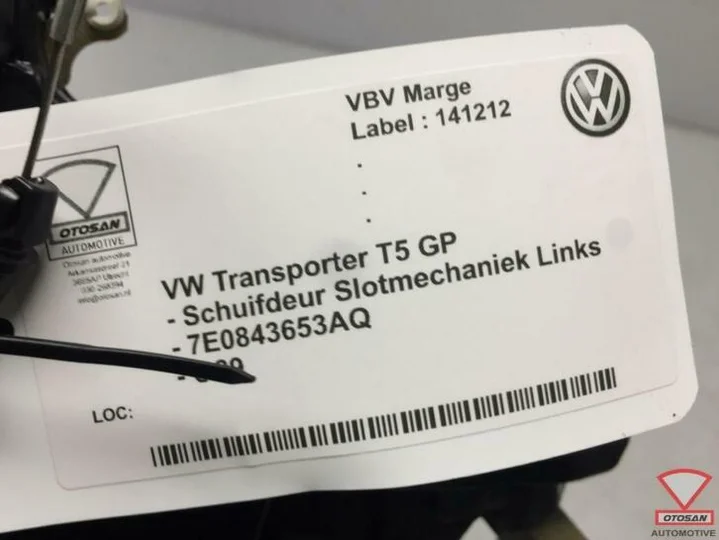 vw-transporter-t5-schuifdeur-slotmechaniek-links-7e0843653aq — foto 2