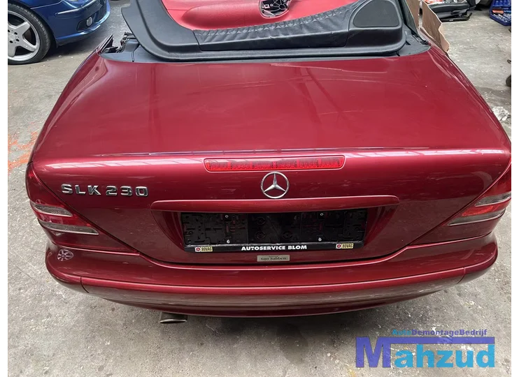 MERCEDES SLK R170 ROOD 548 achterklep 1996-2004