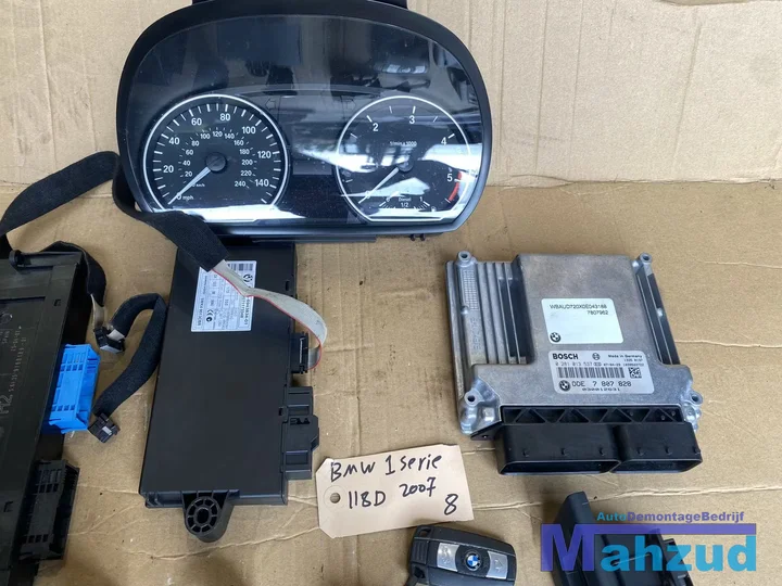bmw-1-serie-e87-contactslotset-met-ecu-compleet-startset — foto 3