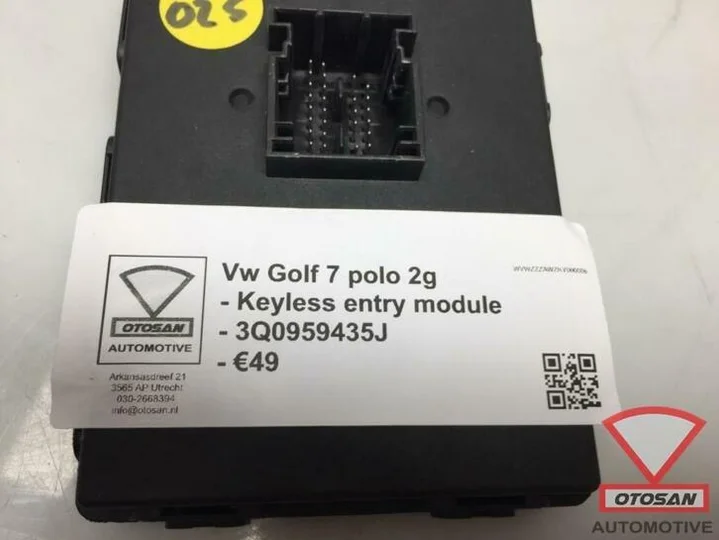 vw-polo-2g-2018-golf-7-keyless-entry-module-3q0959435j — foto 2