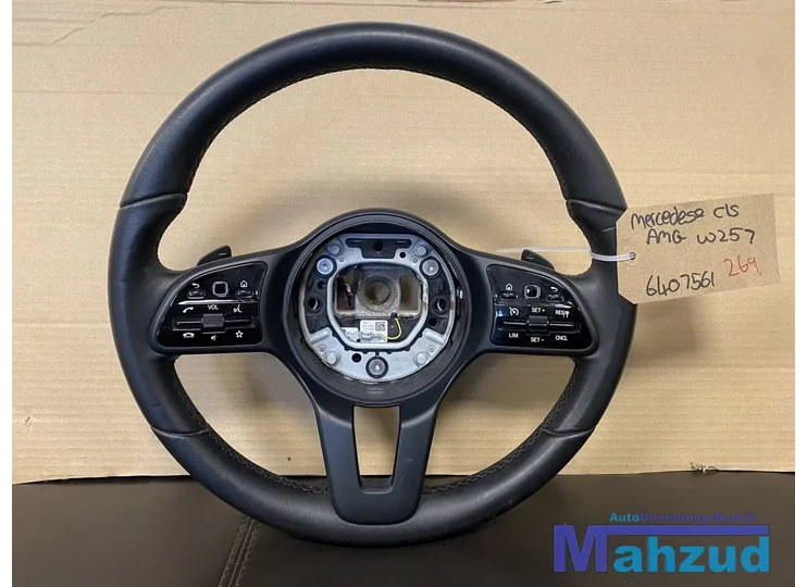 MERCEDES A CLA KLASSE W177 C257 Zwart leer stuurwiel stuur 2018+