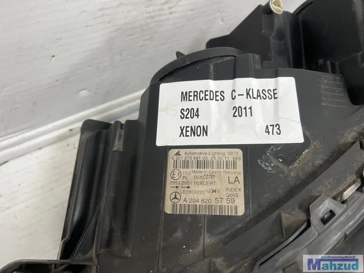 mercedes-c-klasse-w204-xenon-led-koplamp-links-20112014 — foto 3
