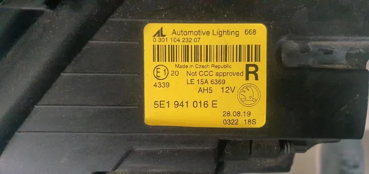 skoda-octavia-3-fl-1720-vol-led-koplamp-rechts-5e1941016e — foto 4