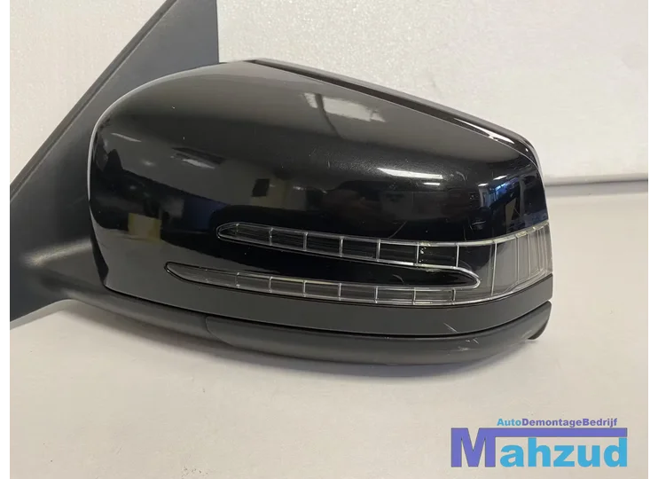 mercedes-c-klasse-w204-zwart-links-spiegel-black-left-mirror