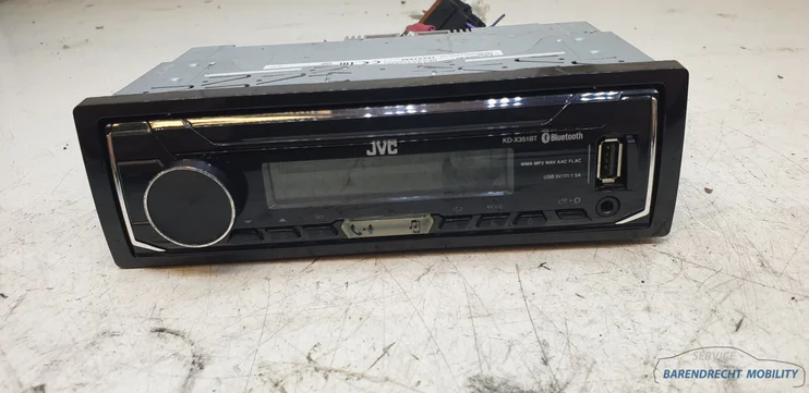 bluetooth-radio-jvc-kdx351bt-enkeldin-1din-carkit-bluetooth-audio-apple-android-origineel-gebruikt — foto 3