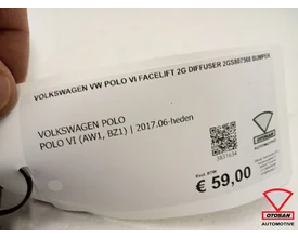 volkswagen-vw-polo-vi-facelift-2g-diffuser-2gs807568-bumper — foto 3