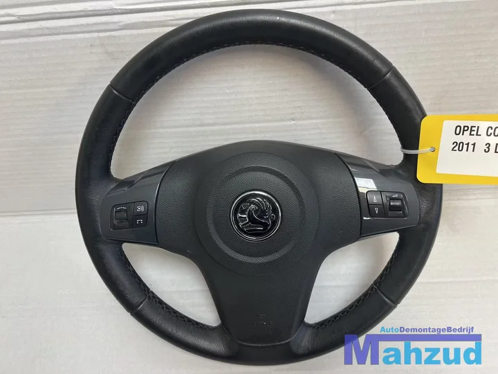 opel-corsa-d-leer-leder-stuurwiel-stuur-met-airbag-20062015 — foto 3