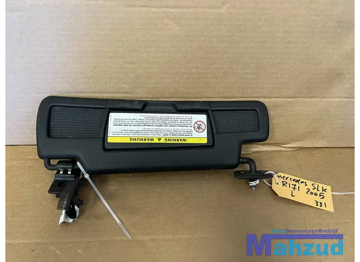 MERCEDES SLK R171 Links zonneklep zwart 2004-2011