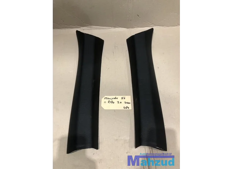 R170 SLK A-stijl afdekkap SET zwart 1706900225 1706900125
