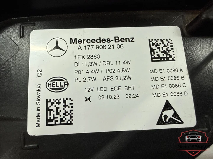 mercedes-aklasse-facelift-w177-koplamp-l-a1779062106 — foto 7