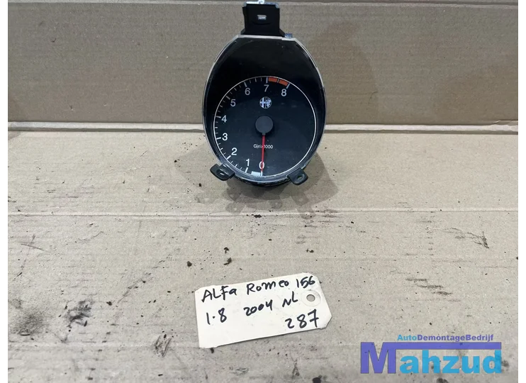 ALFA ROMEO 156 Toerenteller 1997-2005 156034513