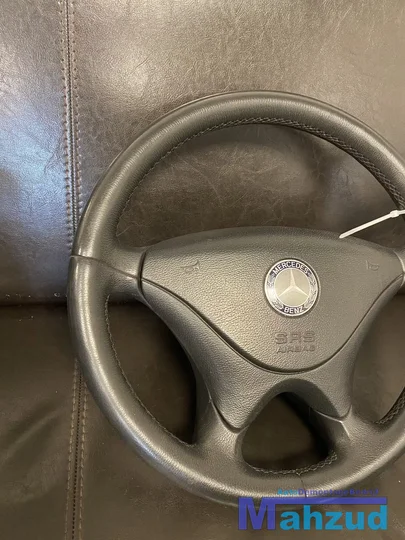 mercedes-slk-r170-clk-w208-stuurwiel-stuur-leer-zwart — foto 2