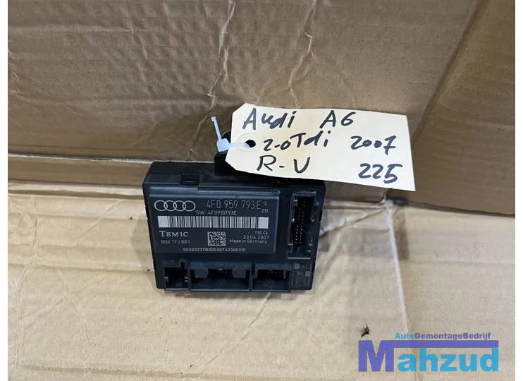 AUDI A6 C6 rechts Voor deur module 2004-2011 4F0959793E