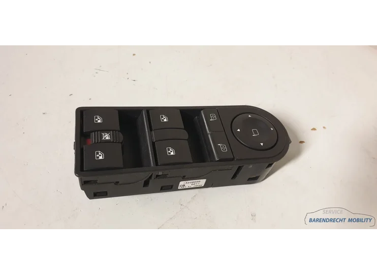 Window switch Opel Astra H Zafira B 13228699 4 buttons electric windows mirrors CPV original used 2004 / 2011