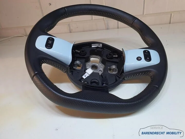 stuurwiel-renault-twingo-iii-3-leer-leder-zwart-blauw-geperforeerd-afgevlakt-484001757r-2014-2020 — foto 5