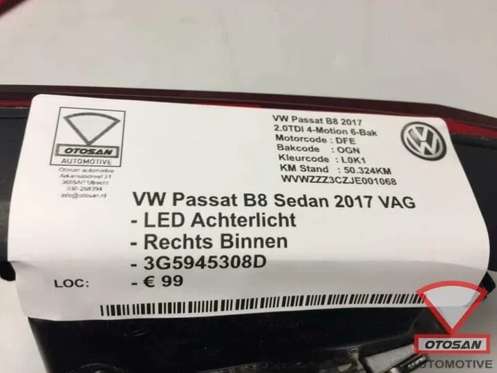 vw-passat-b8-sedan-led-achterlicht-rechts-binnen-3g5945208d — foto 3