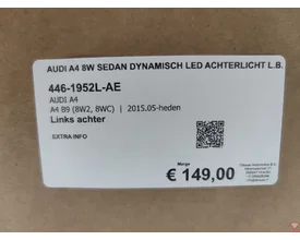 audi-a4-8w-sedan-dynamisch-led-achterlicht-links-buiten-nieuw! — foto 3