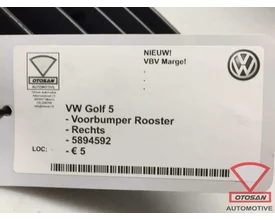 vw-golf-5-voorbumper-rooster-rechts-nieuw!-5894592 — foto 3