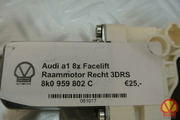 audi-a1-8x-facelift-raammotor-rechts-8k0959802c — foto 3