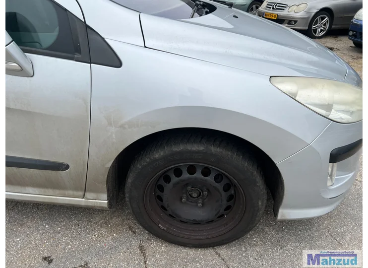 PEUGEOT 308 1 Silver EZRC right front fender 2007-2014