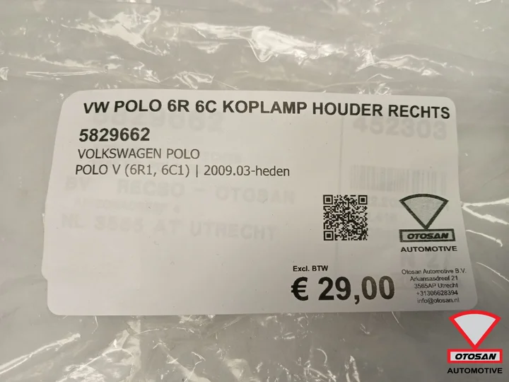vw-polo-6r-6c-koplamp-steun-houder-rechts-nieuw-6r0805072e — foto 3