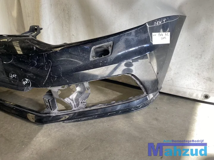 vw-polo-6c-zwart-voorbumper-met-koplamp-spoeier — foto 3