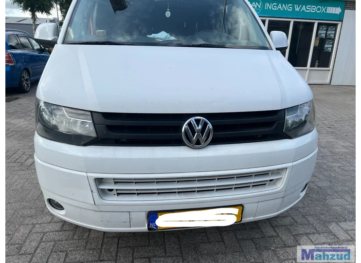 VW Transporter T5 Wit LB9A voorkop 2003-2015