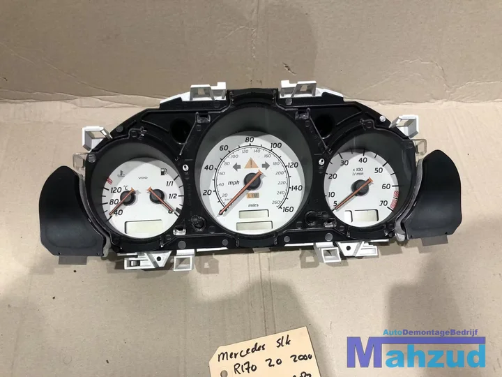 mercedes-slk-r170-km-teller-instrumentenpaneel-tellerklok — foto 5