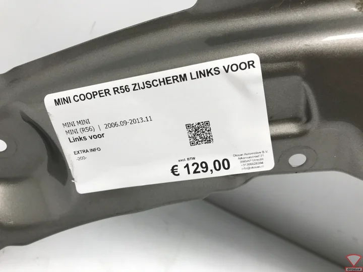 mini-cooper-r56-zijscherm-links-voor-origineel! — foto 2