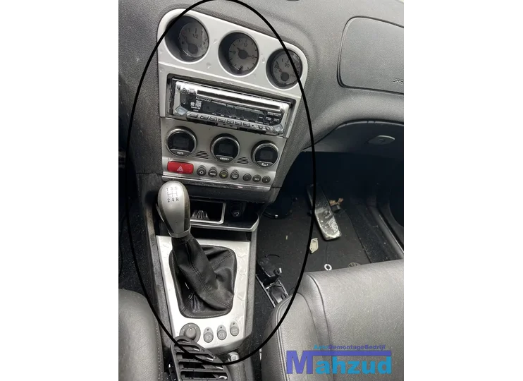 ALFA ROMEO 156 middenconsole pook hoes 1997-2005