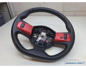 stuurwiel-renault-twingo-iii-3-leer-leder-zwart-rood-geperforeerd-afgevlakt-34151201e-2014-2020 — foto 2