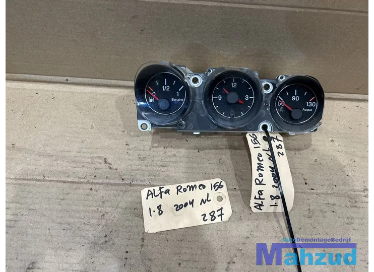 ALFA ROMEO 156 TANK motortemperatuur klok Meter 1997-2005
