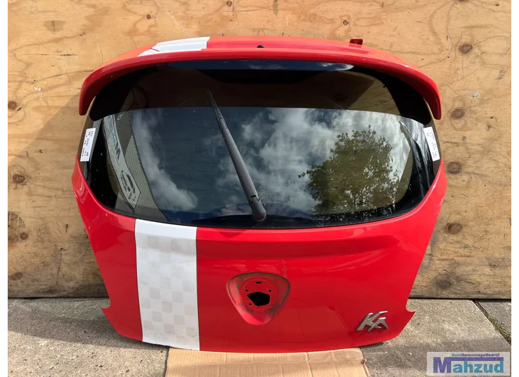 Hayon arrière rouge 8P avec aileron pour Ford Ka 2 (2008-2016)