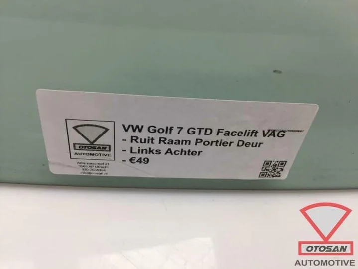 vw-golf-7-gte-facelift-ruit-raam-deur-portier-links-achter — foto 2