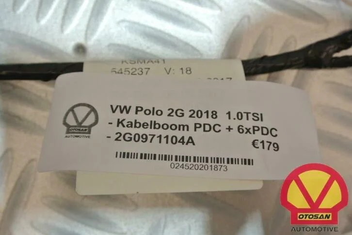 vw-polo-2g-kabelboom-pdc-+-6x-pdc-parkeersensor-2g0971104a — foto 2