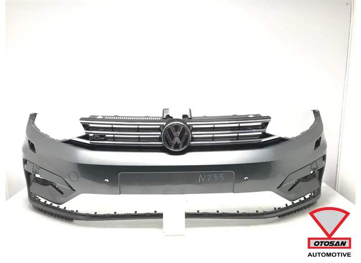 Pare-chocs avant VW Touran 5T 5TA R-Line 6xPDC KLS Original !