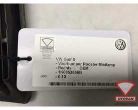 vw-golf-5-2007-voorbumper-rooster-rechts-1k0853666b — foto 3
