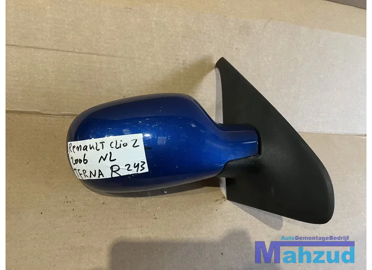 RENAULT CLIO 2 Blauw TFRNA Rechts spiegel buitenspiegel