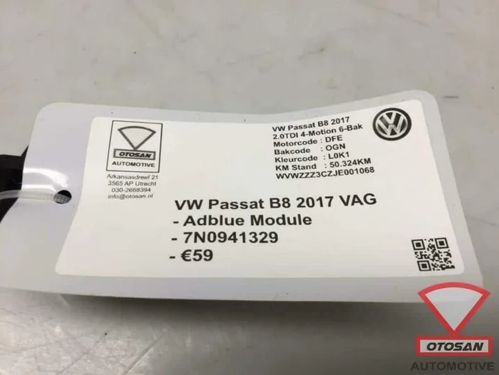 vw-passat-b8-2017-vag-adblue-module-7n0941329 — foto 2