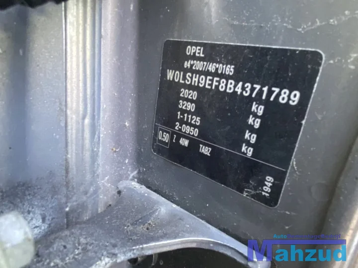 2011-opel-meriva-b-17-cdti-a17dts-z40w-onderdelen-demontage — foto 19